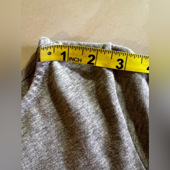 J. Crew basic long sleeve peplum tee gray Size S big cotton lightweight - Picture 11 of 16